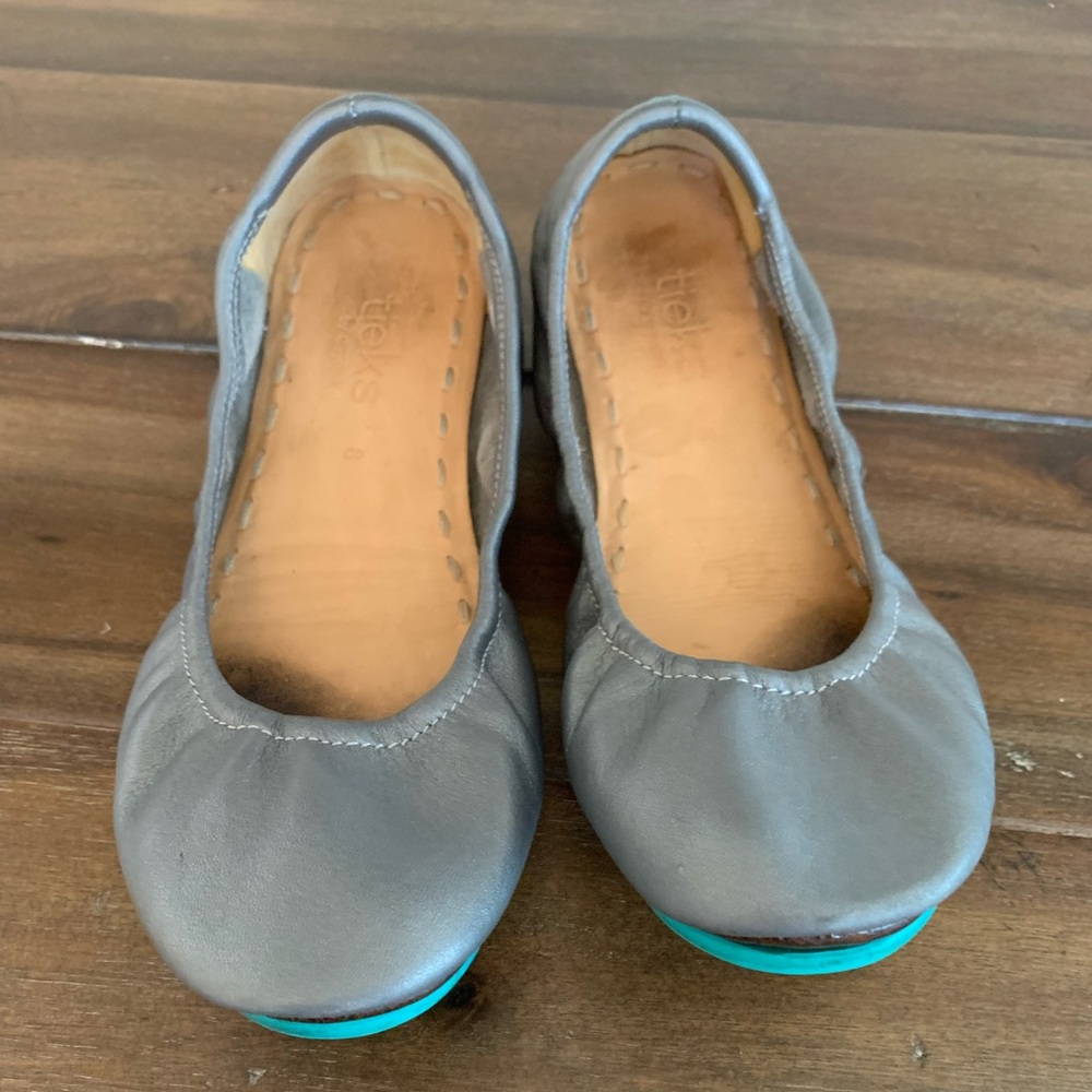 Tieks Metallic Pewter